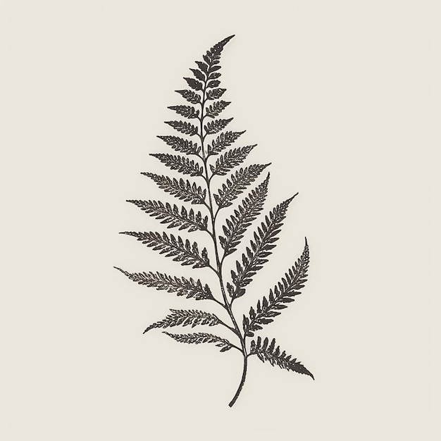 Simple leaf isolated simple background ai generated