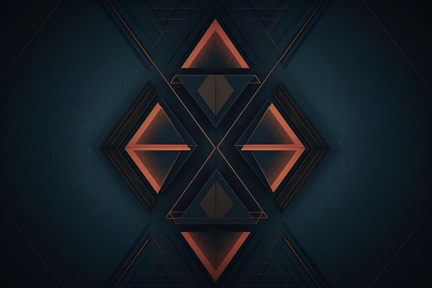 Photo simple light symmetrical geometric background for design and decoration