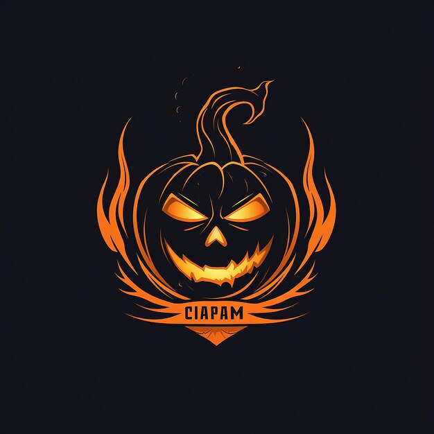 Photo simple logo halloween