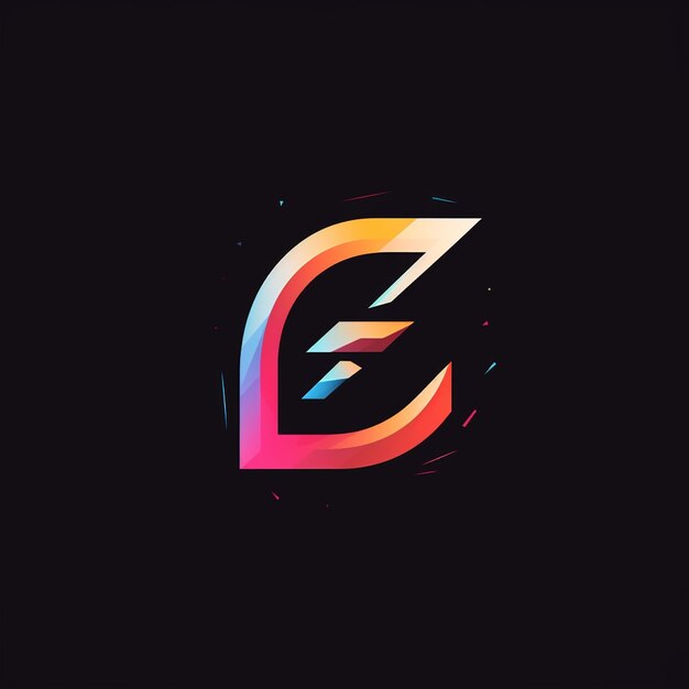 simple logo with the letter E