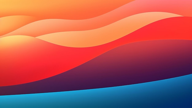 simple and minimalistic abstract background with a colorful gradient creating a visually pleasing composition that combines simplicity and vibrant colors generative ai