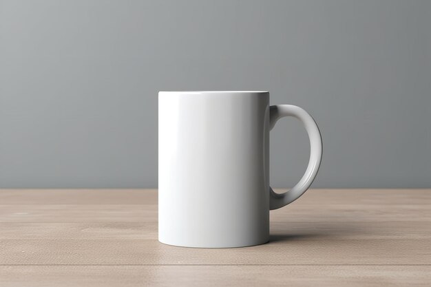 simple mockup of a white mug