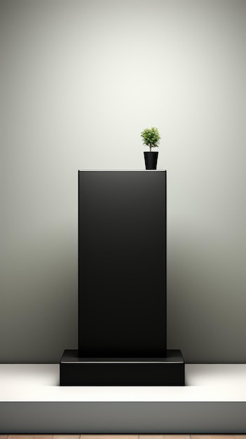 simple podium for product