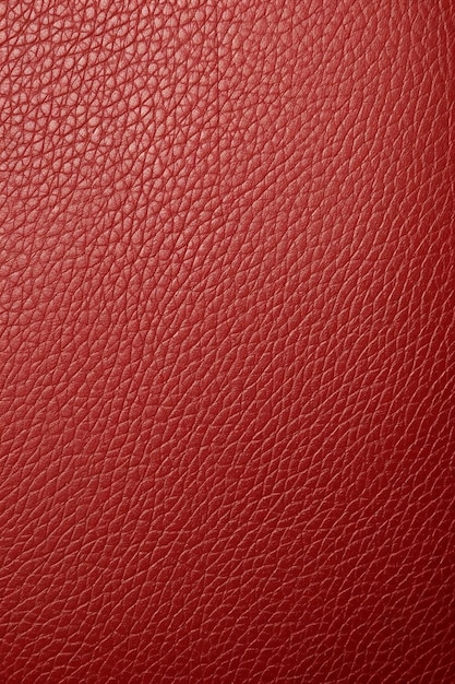 Simple Red color leather texture background