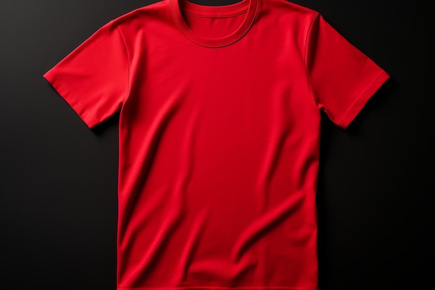 写真 透明な背景に単純な赤いtシャツ