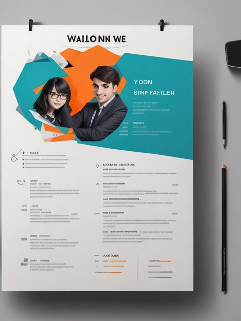 Simple Resume Template Cv Design