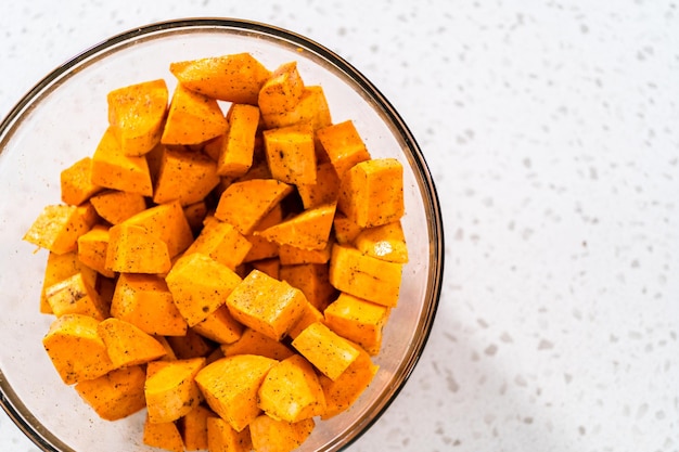 Simple roasted sweet potatoes