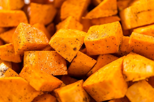 Simple roasted sweet potatoes