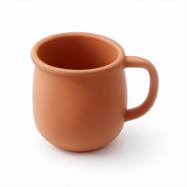 Simple rough clay mug