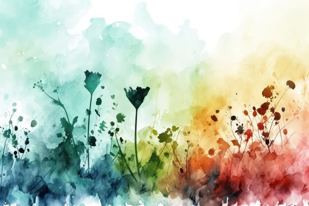 Photo a simple soft watercolor background