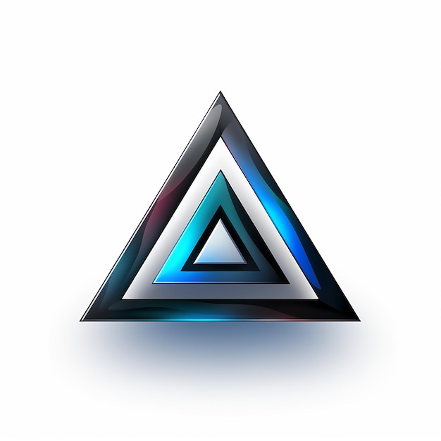 SIMPLE TRIANGLE LOGO WHITE BACKGROUND