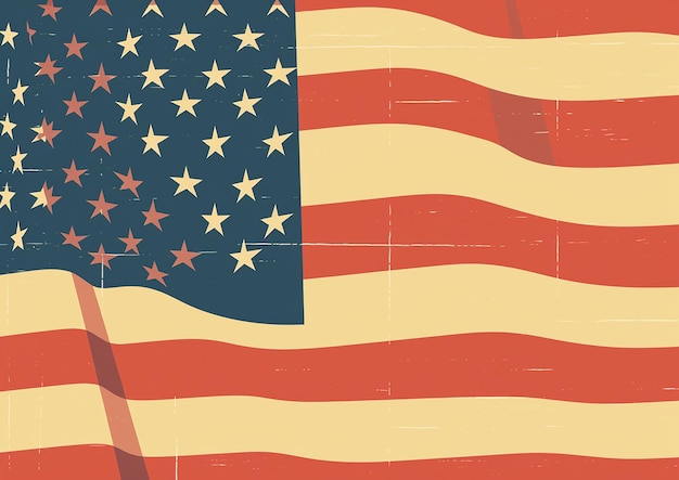 Photo simple usa flag background