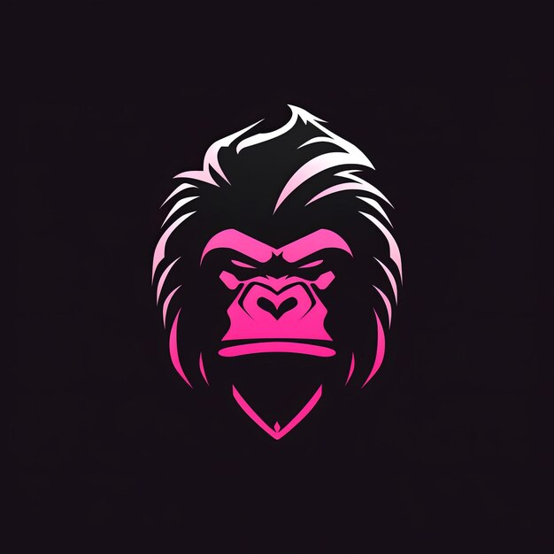 Photo simple vector gorilla logo