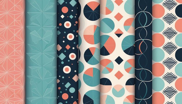 Simple Vector Material of Geometric Patterns