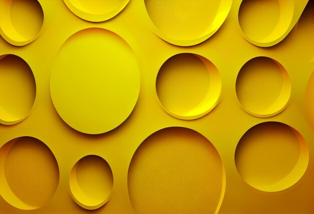 Simple wallpaper design yellow color generative ai