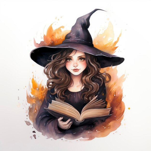 https://img.freepik.com/premium-photo/simple-watercolor-witch-drawing-book-dark-warm_854727-3545.jpg