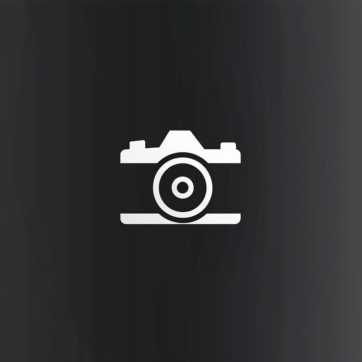 Photo a simple white icon of a compass on white background