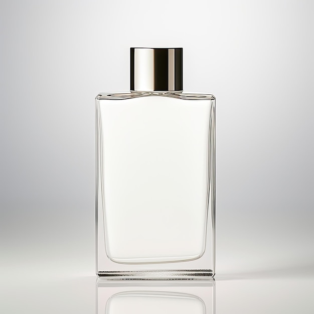 Simple White Perfume Bottle