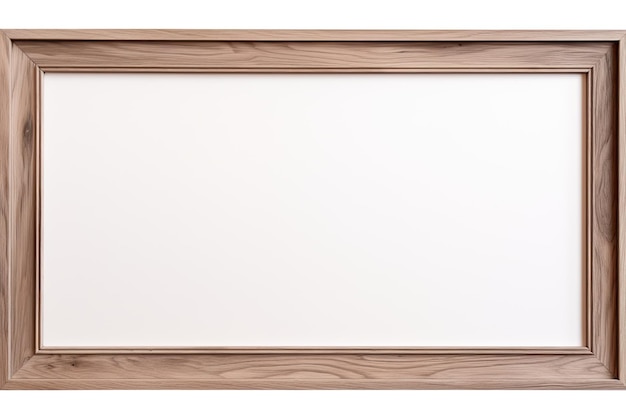 Simple wooden frame