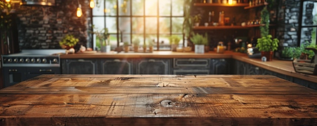 写真 単純な木製のテーブルの背景