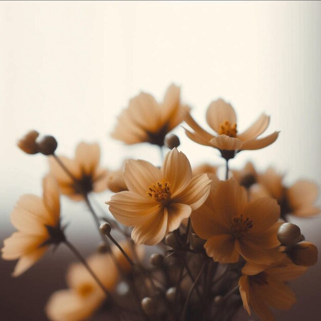 Simple yellow flowers