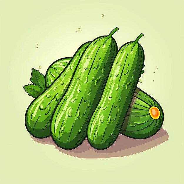 Simplified_flat_art_illustration_of_a_cucumber