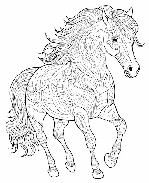 Photo simply beautiful effortless horses and ponies coloring sheets