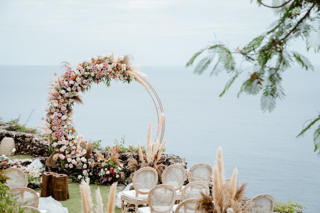 simply and beautifull detail of wedding concept