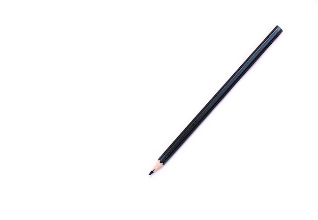 Simply Black Pencil isolated on white Background