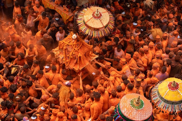 Photo sindur jatra festival of nepal