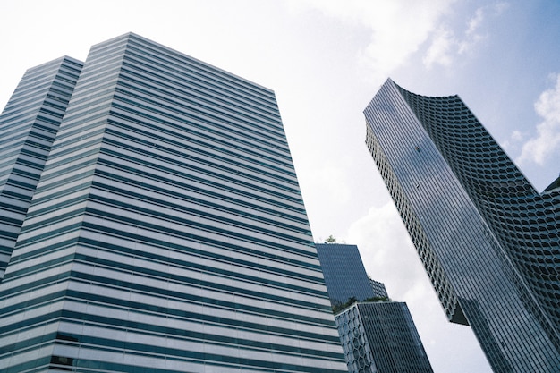 Singapore financial city view, business