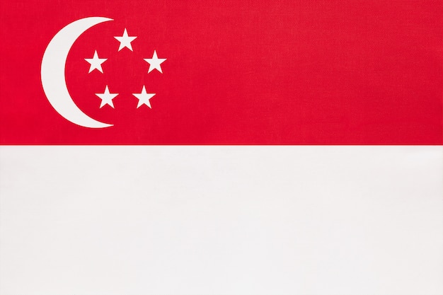 Singapore national fabric flag