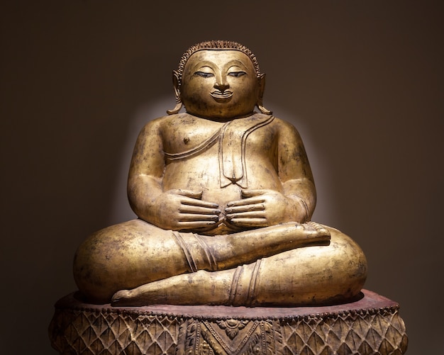 SINGAPORE - OCTOBER 15, 2014: Buddha statue in Asian Civilisations Museum.