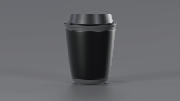 single black cup