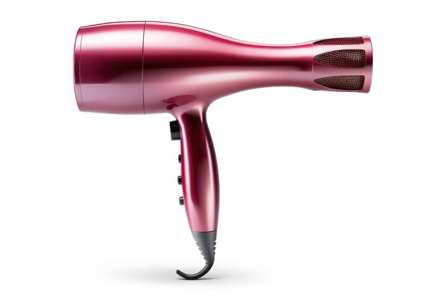 Photo a single blow dryer isolated on white background