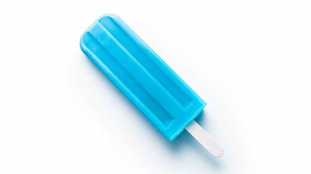 Photo single blue popsicle