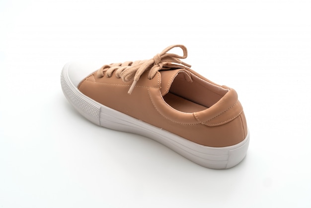 single brown sneaker