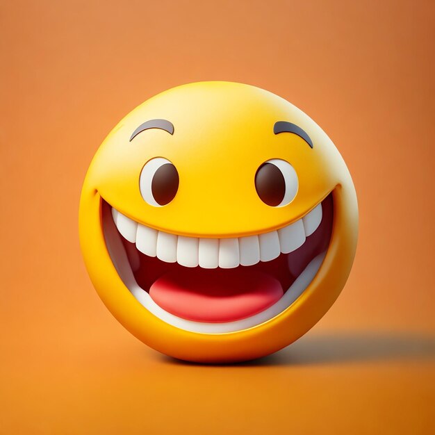 Single emoji smile World Smile Day