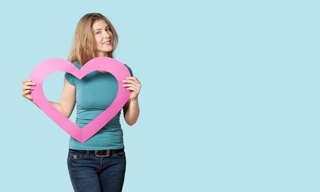 Single Heart Day gevoel meisje uiteenvallen millennial