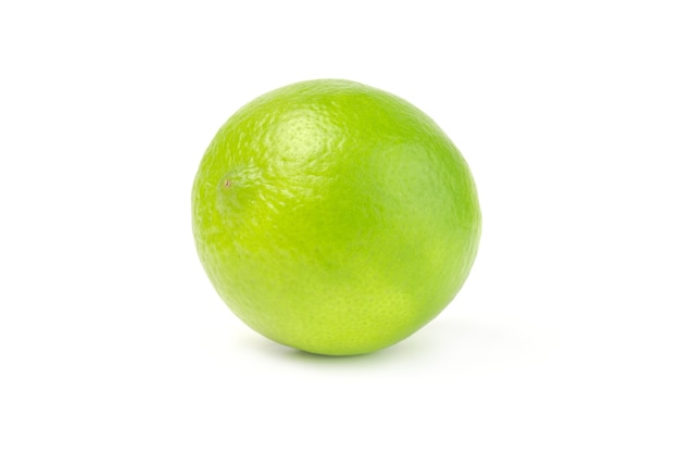 Single lime isolated