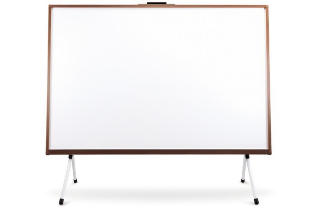 Photo a single magnetic board isolated on white background