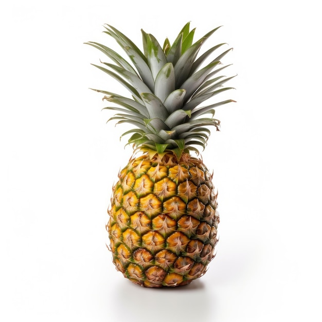 A single pineapple isolated