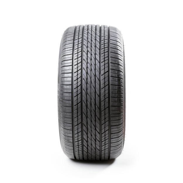 A single tire on a clean white background