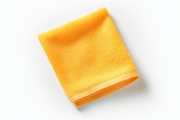 a single Washcloth isolated on white background