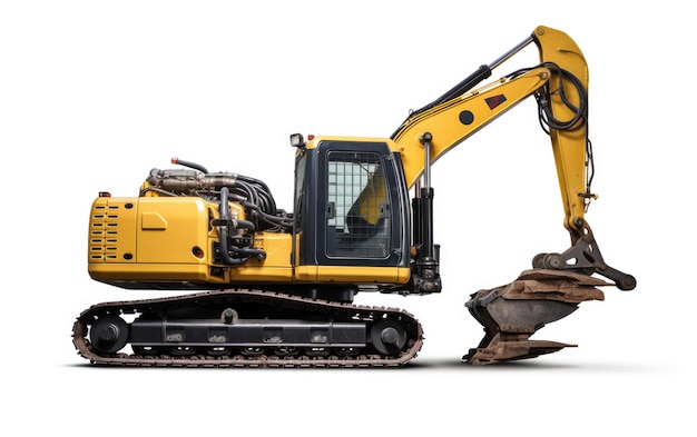 Photo a singular image of a heavyduty post hole digger isolated on a white background isolated on white background isolated on white background
