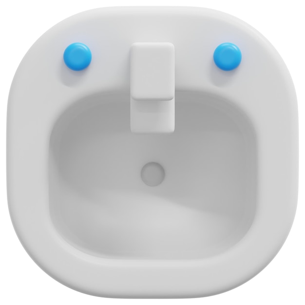 sink 3d render icon illustration