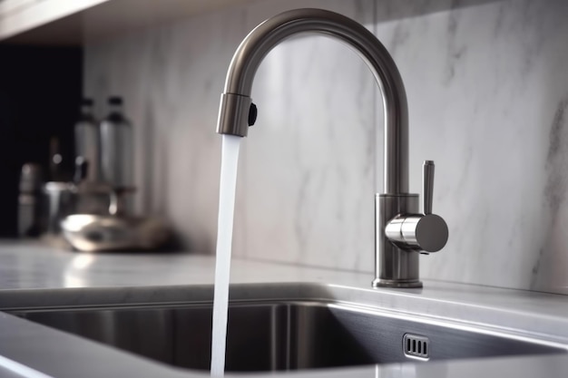 Sink faucet kitchen Generate ai