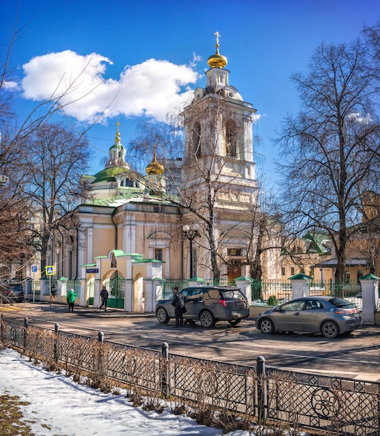 Sint-Nicolaaskerk in Kuznetsy in Vishnyakovskiy Lane Moskou