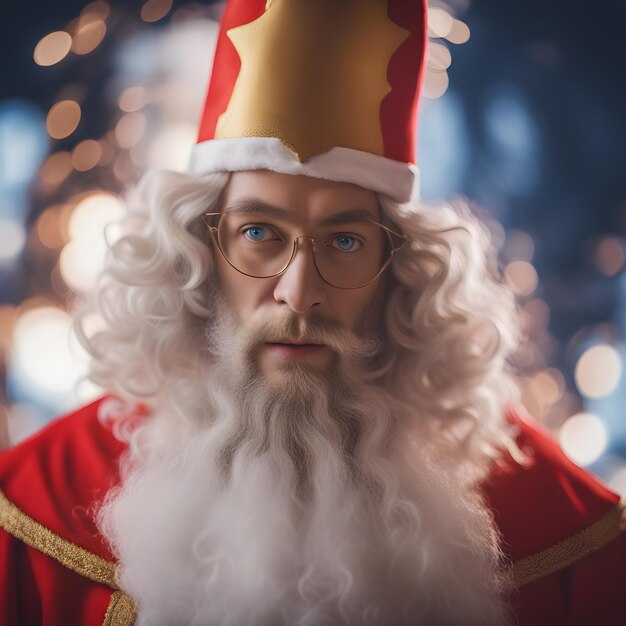 Foto il cosplay di natale di sinterklaas