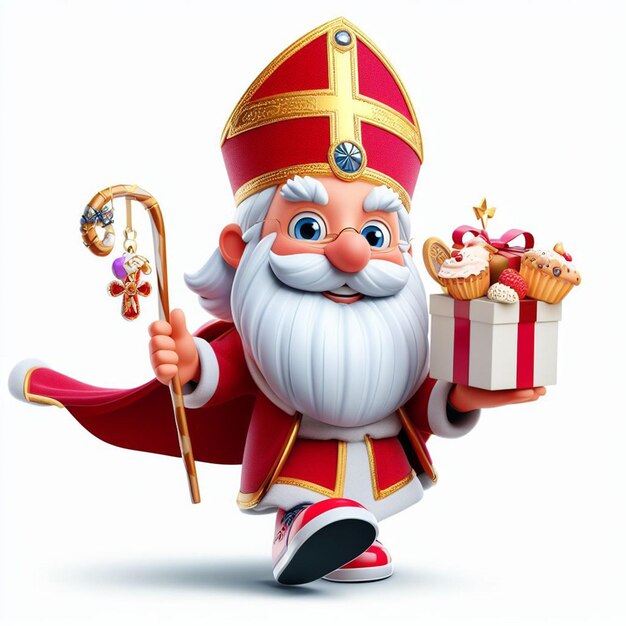 Foto foto gratuite di sinterklaasimmagine con sfondo bianco